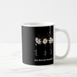 Mug Faith Hope Love Cerveau Aneurysme Sensibilisation 