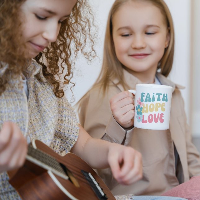 Mug Faith Hope Love Citation Inspirationnelle (Créateur téléchargé)