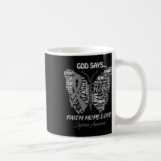 Mug Faith Hope Love Dyslexia Sensibilisation Cadeaux
