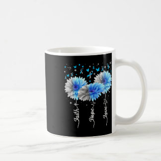 Mug Faith Hope Love mignon Daisy Diabetes Sensibilisat