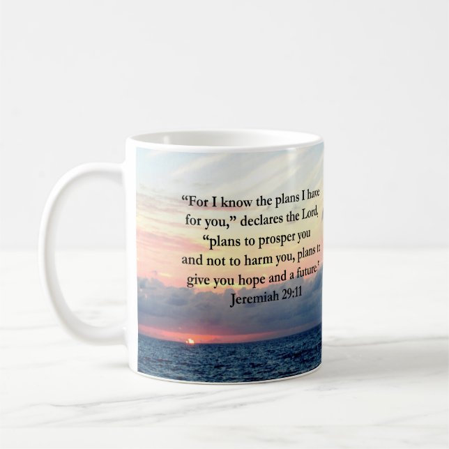 MUG FAITH IN JEREMIAH 29:11 (Gauche)