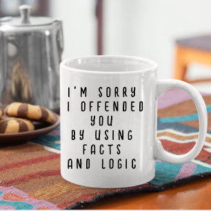 Mug Faits amusants et citation logique