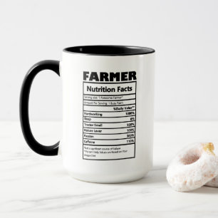 Mug Faits de travail des agriculteurs cool