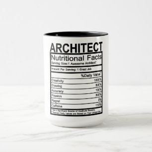 Mug Faits nutritionnels architectes