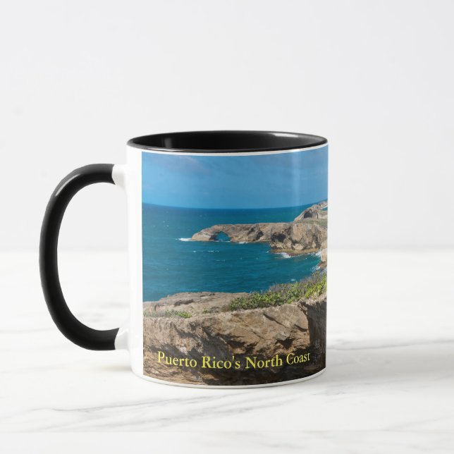 Mug Falaises côtières et plages à Cueva del Indio (Gauche)