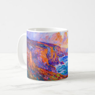 Mug Falaises dans un paysage impressionniste de couche