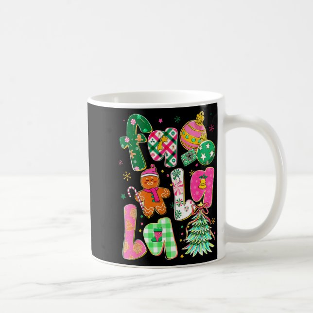 Mug Falala Sublimation Gingerbread Preppy Christmas Co (Droite)