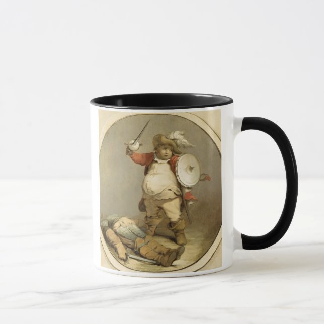 Mug Falstaff avec le corps de Hotspur, c.1786 (huile (Droite)