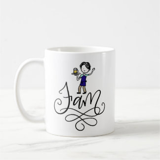 Mug Famier, illustré et lettré à la main