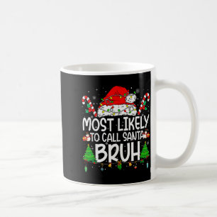 Mug Famille appariée Xmas le plus susceptible d'appele