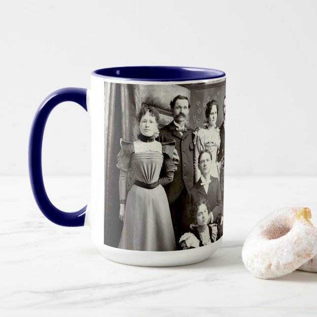 Mug Famille blanche 1897 (Avec donut)