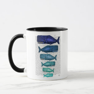Mug Famille Blue Whale