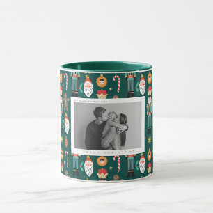 Mug Famille cadeau photo Coloré Noel Noël