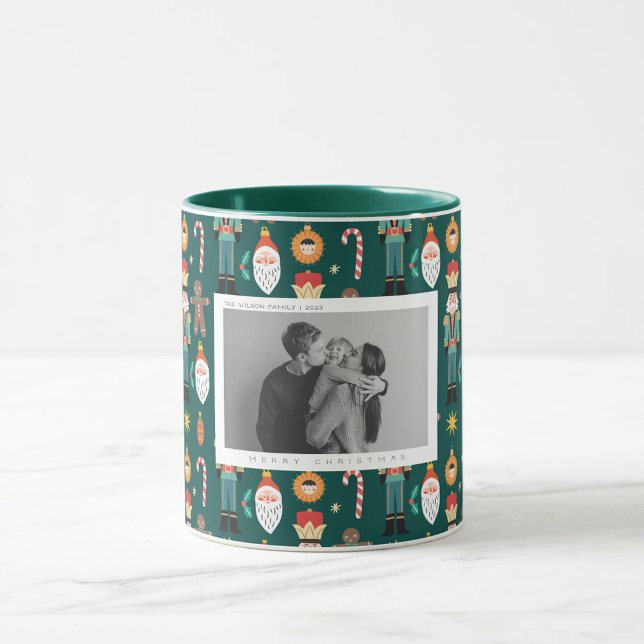 Mug Famille cadeau photo Coloré Noel Noël (Créateur téléchargé)