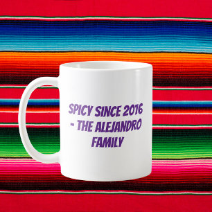 Mug Famille Cinco de Mayo personnalisée