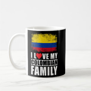 Mug Famille colombienne J'aime ma famille colombienne