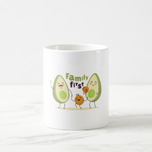 Mug Famille Cute Avocado