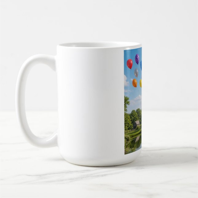 Mug Famille de ballons (Gauche)