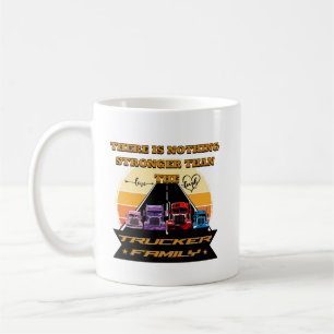 Mug Famille de camionneurs Parents forts Enfants Bond 