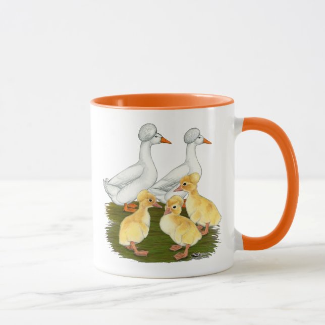 Mug Famille de canards en cage (Droite)