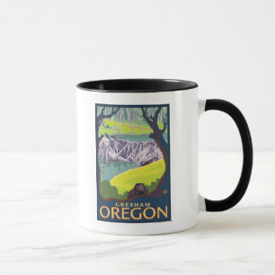 Mug Famille de castor - Gresham, Orégon