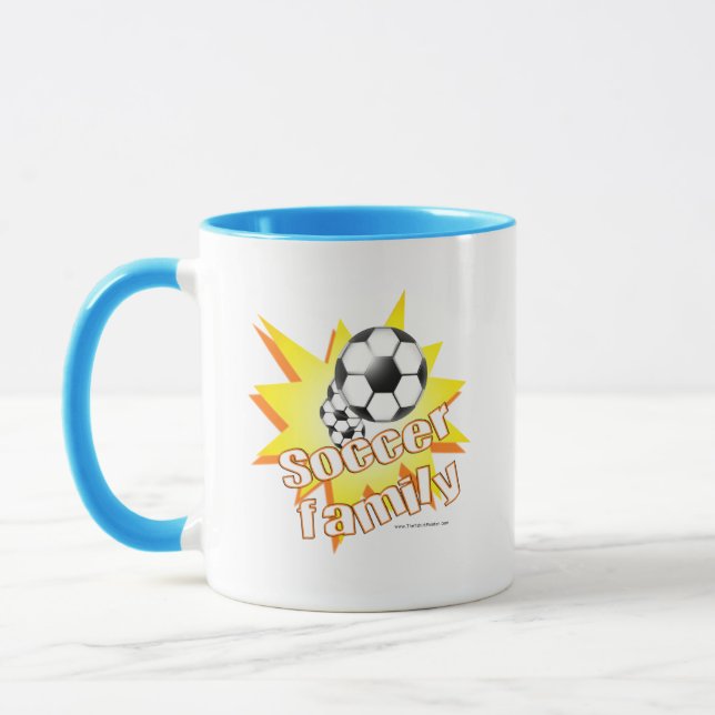 Mug Famille de football (Gauche)
