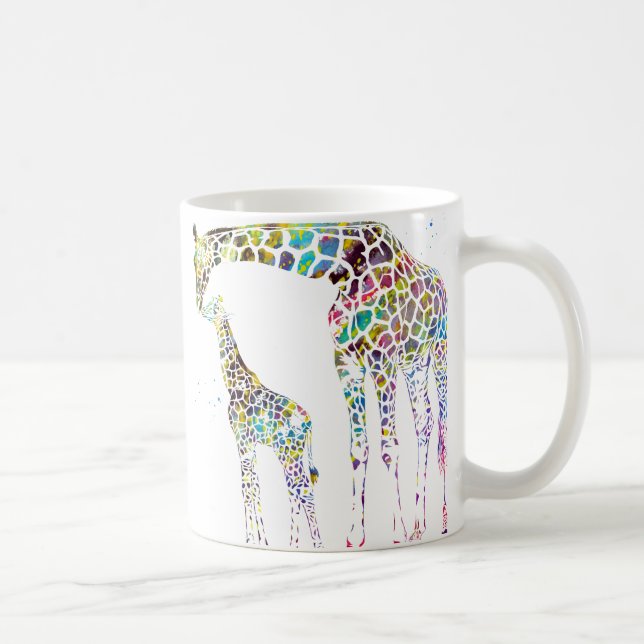 Mug Famille de girafes (Droite)