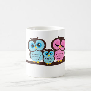 Mug Famille de hibou