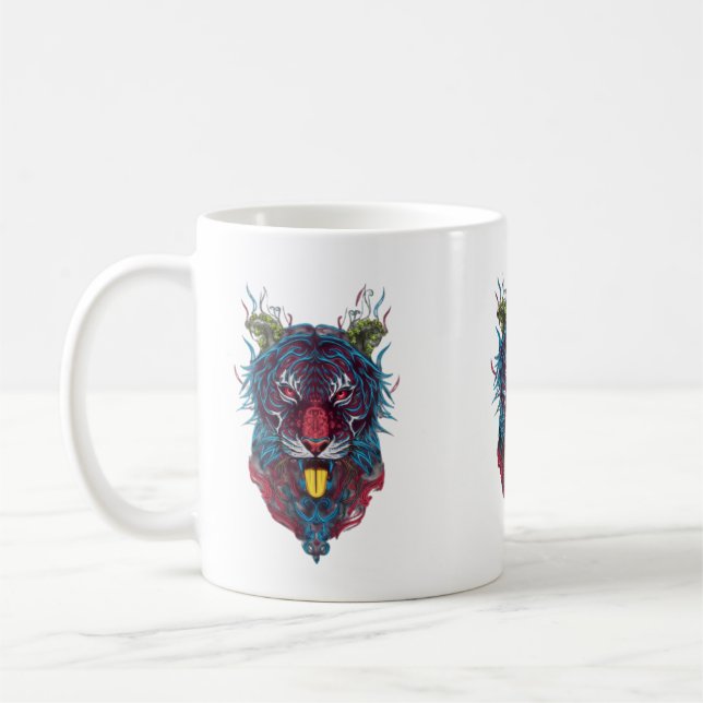 Mug Famille de lions  (Gauche)