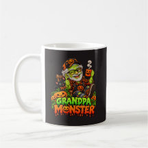 Famille de monstres d'Halloween – Grand-père monst