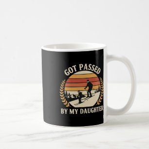 Mug Famille de ski vintage piégée par ma fille rétro