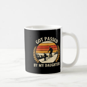 Mug Famille de ski vintage piégée par ma fille rétro