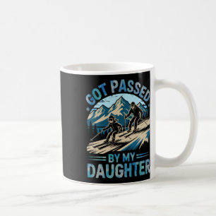 Mug Famille de skieurs a été pédalée par le ski de ma