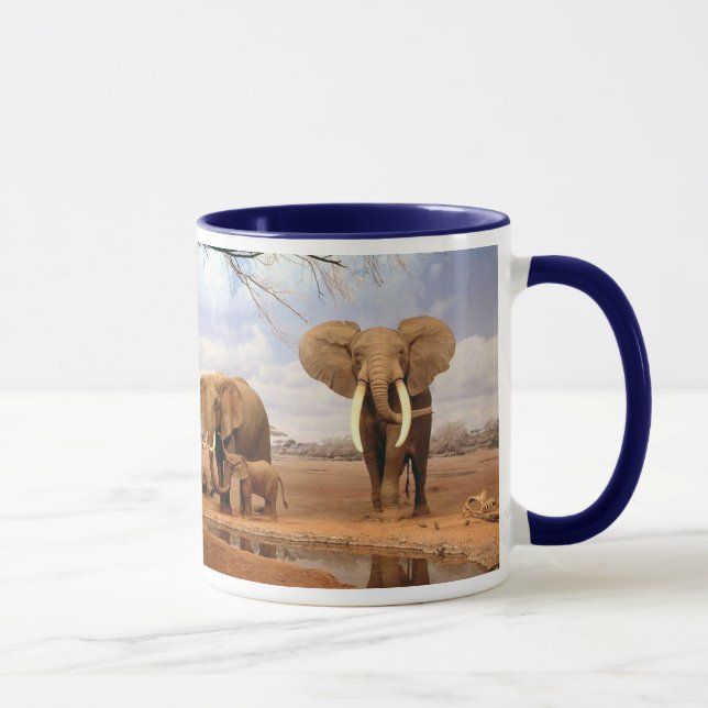 Mug Famille d'éléphant (Droite)