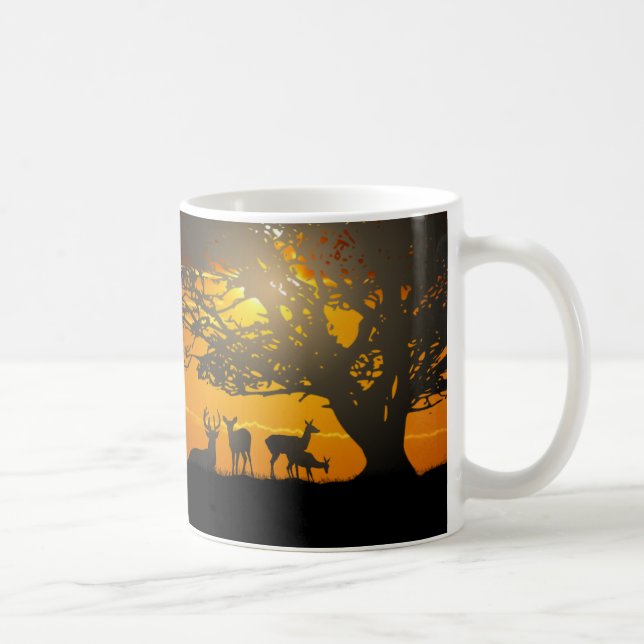 Mug Famille des cerfs (Droite)