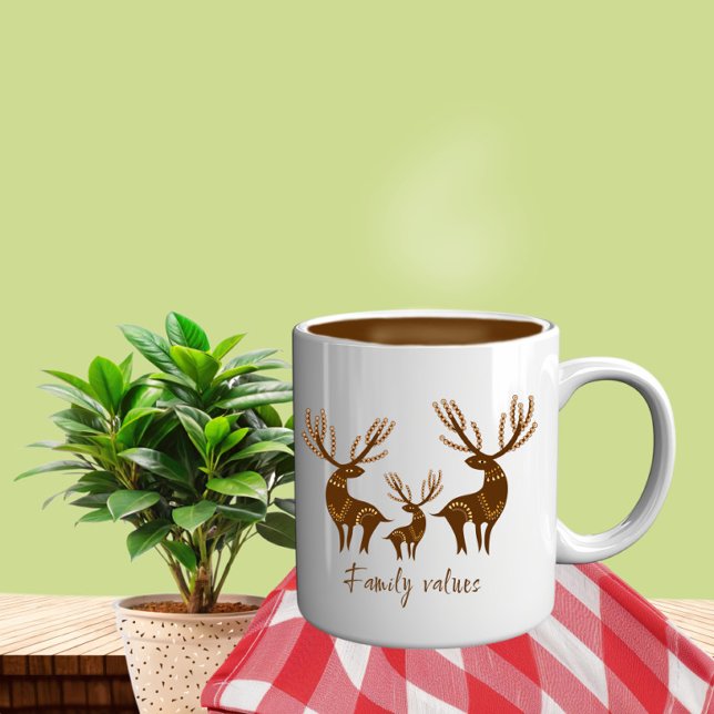 Mug Famille des Deers (Créateur téléchargé)