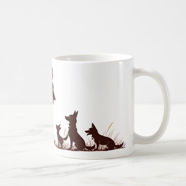 Mug Famille Doggie 3 (Droite)