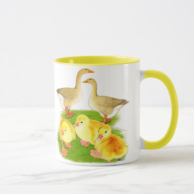 Mug Famille d'oie buff (Droite)