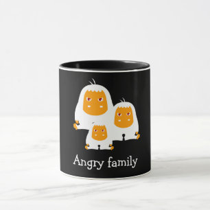 Mug Famille en colère Singes design T-Shirt Bain Mat