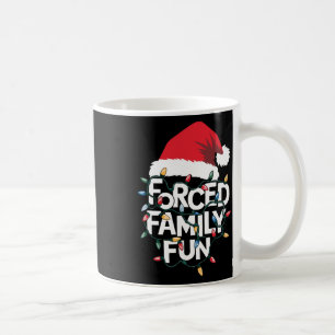 Mug Famille forcée Amusants Sarcastique Noël Drôle Noë