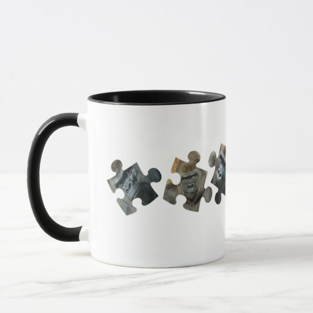 Mug Famille Gorilla - Pièces D'Un Puzzle (Gauche)
