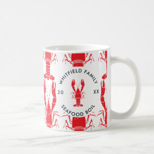 Mug Famille Lobster Boil Fête de fruits de mer Souveni