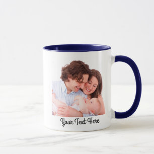 Mug Famille personnalisée Photo et texte