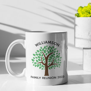 Mug Famille Réunion Cute Arbre Vert Garde personnalisé