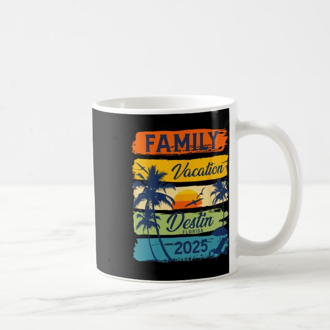 Mug Famille Vacances Destin Floride 2025 Correspondanc (Droite)
