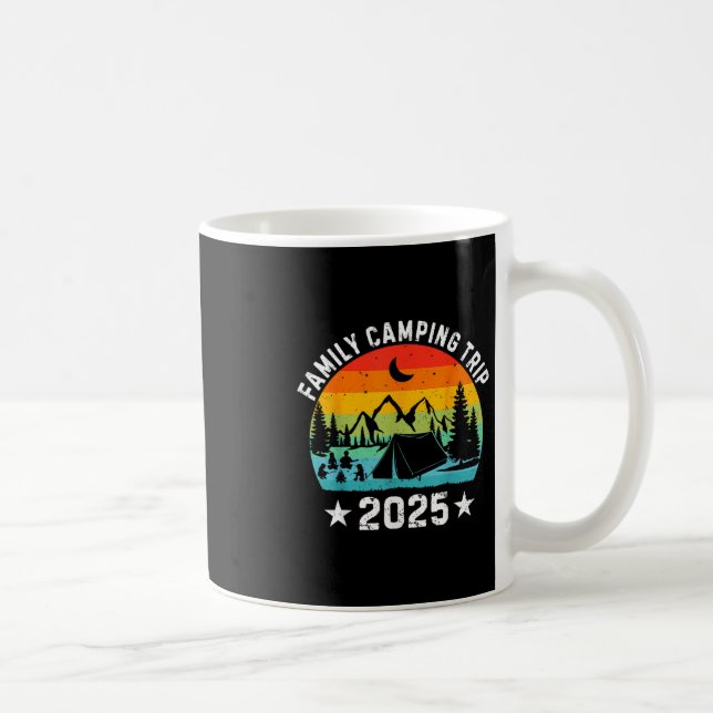 Mug Family Camping Trip 2025 Matching Crew Summer Vaca (Droite)