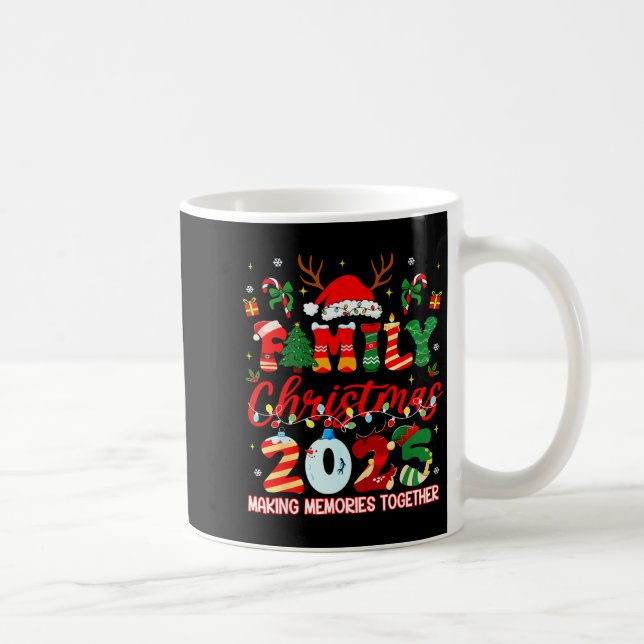 Mug Family Christmas 2025 Ornament Santa Squad Pajamas (Droite)