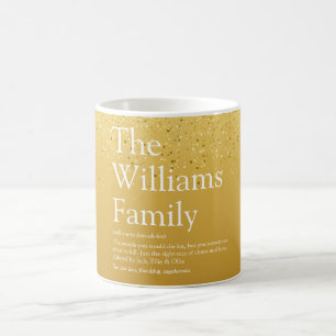 Mug Family Definition Gold Parties scintillant Modern 