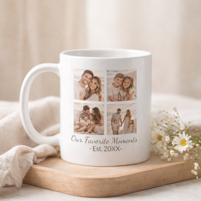 Mug Family Photo Collage with Custom Text (Créateur téléchargé)