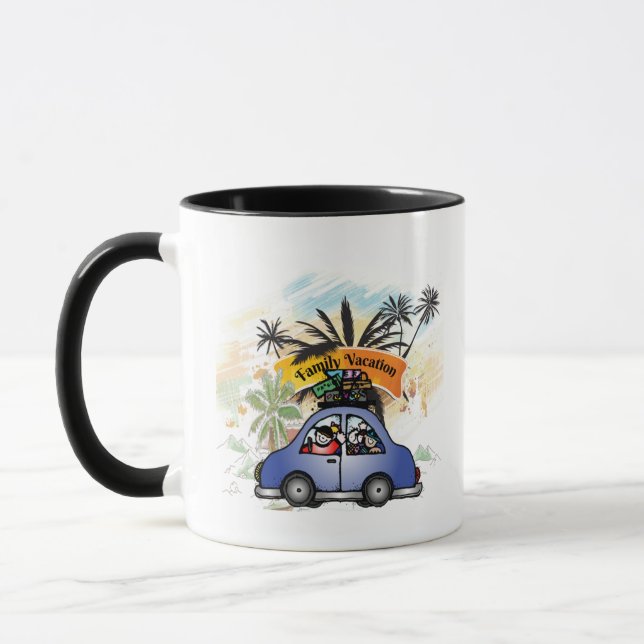 Mug Family Vacation Making Memories Together - Family  (Gauche)